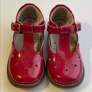 Footmates Harper Red Patent Mary Jane Shoes